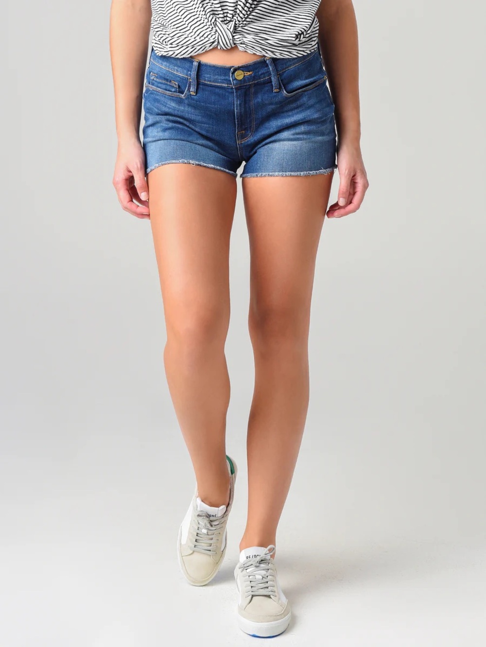 Frame Le Cutoff Denim Jean Shorts 25